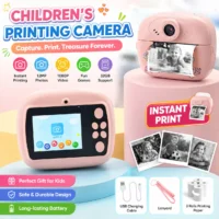 Kids Instant Print Camera – Digital Mini Camera with 1080P HD Video, Dual Selfie Lens, Thermal Ink-Free Printing, Games, Filters & Rechargeable Battery | Educational Toy Gift for Boys & Girls