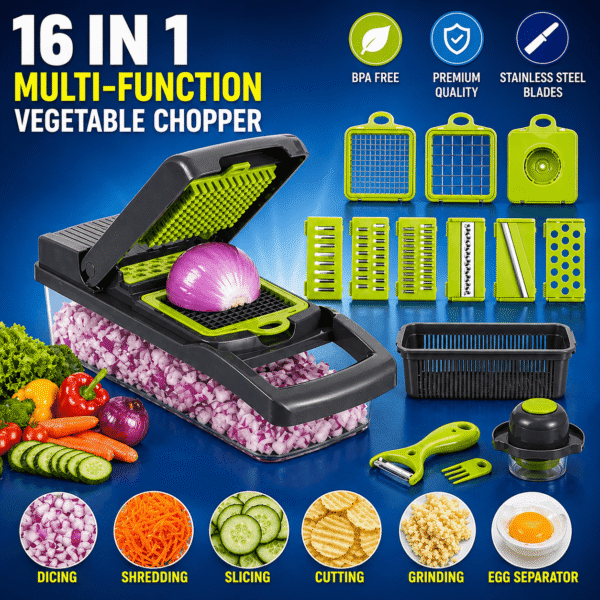 16in1 Vegetable Chopper Veggie Slicer
