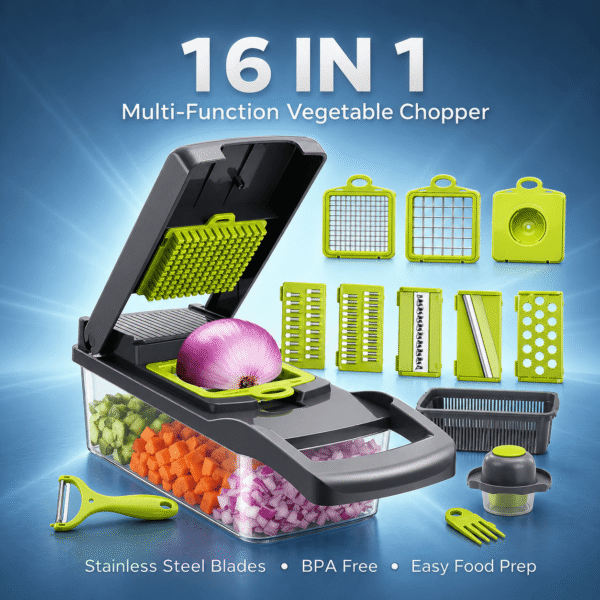 16in1 Vegetable Chopper Veggie Slicer