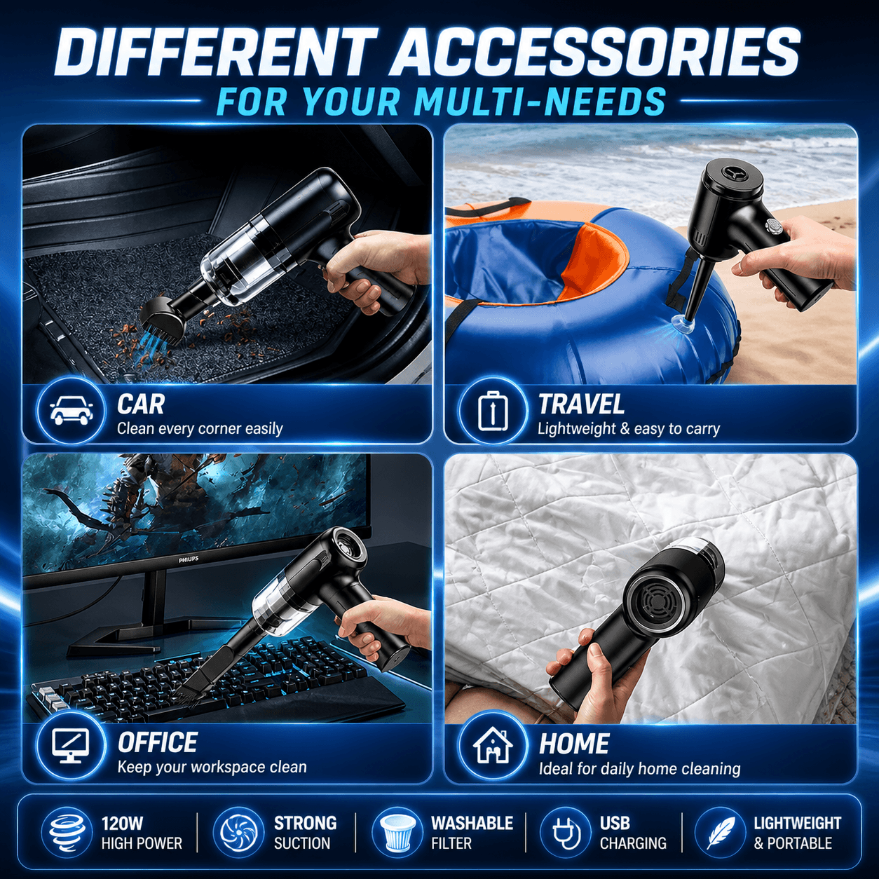 3-in-1 Vacuum Cleaner