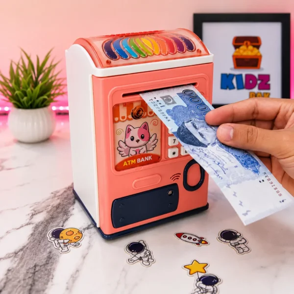 Kids ATM Machine with finger print