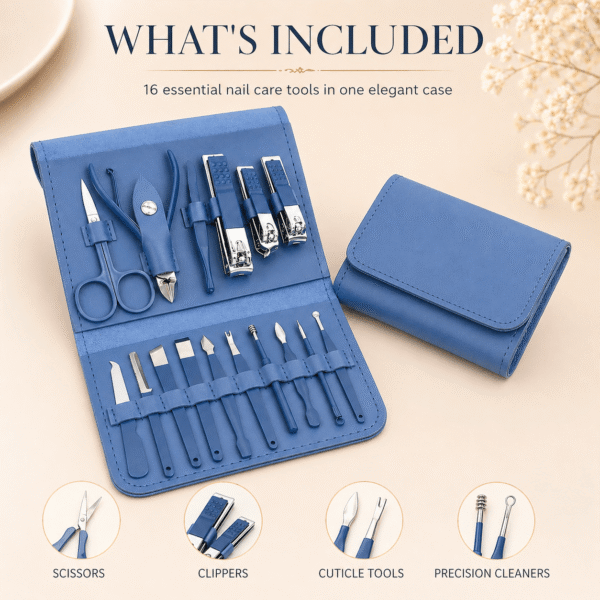All-in-one Manicure Pedicure Nail care 16 PCs set