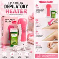 Portable Roll-On Depilatory Wax 3in1 Heater